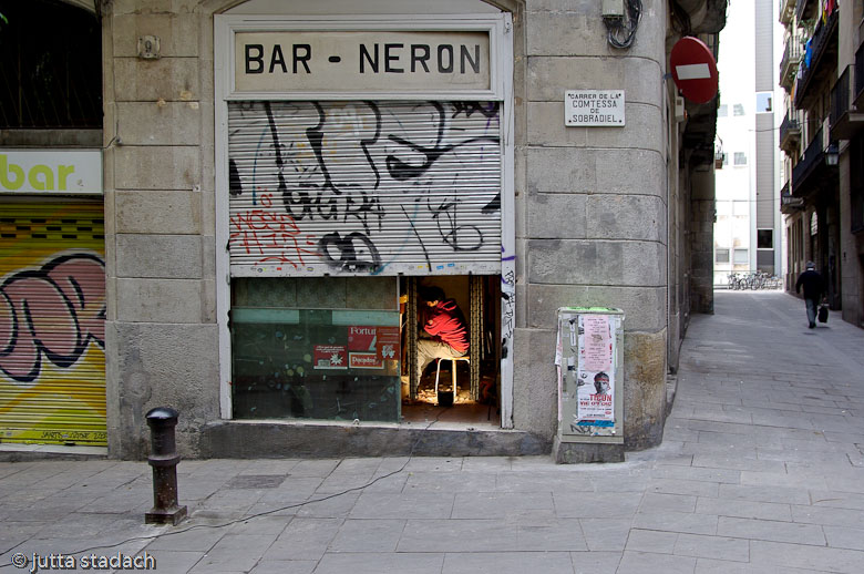 Bar im Altstadtviertel El Born Barcelona